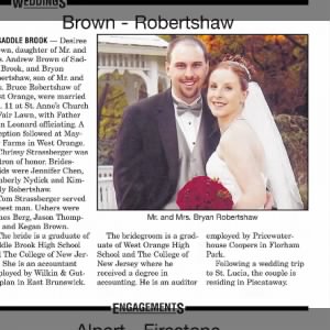 Marriage of  / Robertshaw