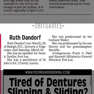 Obituary for Ruth Dandorf