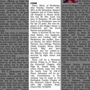 Obituary for COOK Dawn Marie