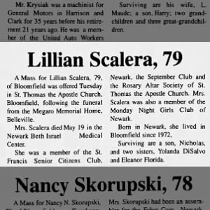 Obituary for Lillian Scalera